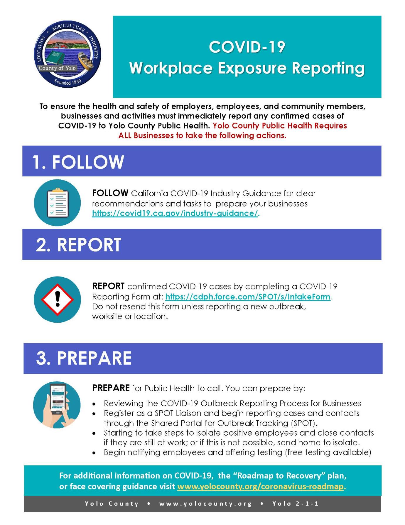 03.01.21 Workplace Exposure Reporting