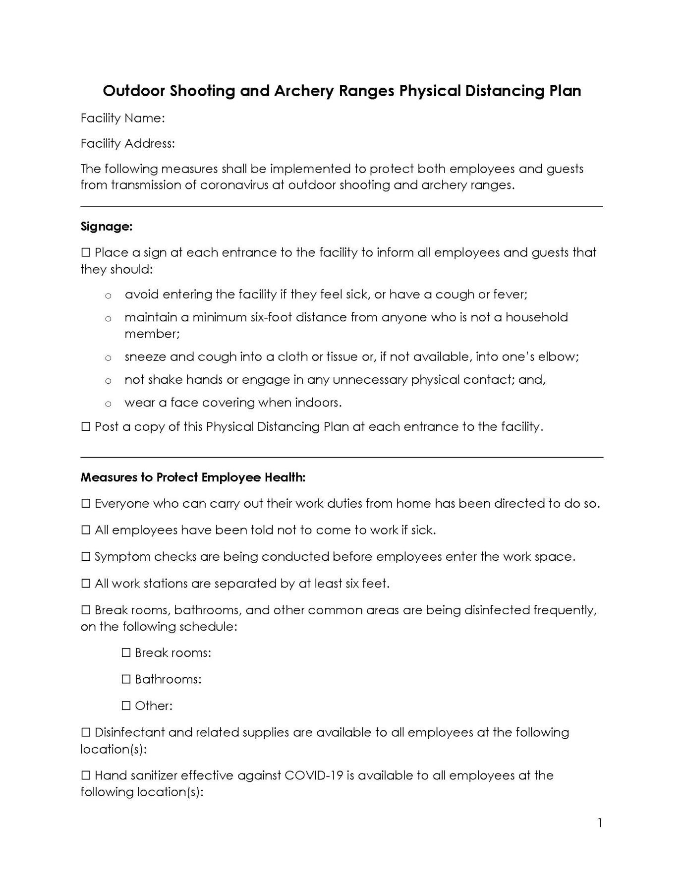 04.24.2020 Guidance-Outdoor Shooting and Archery