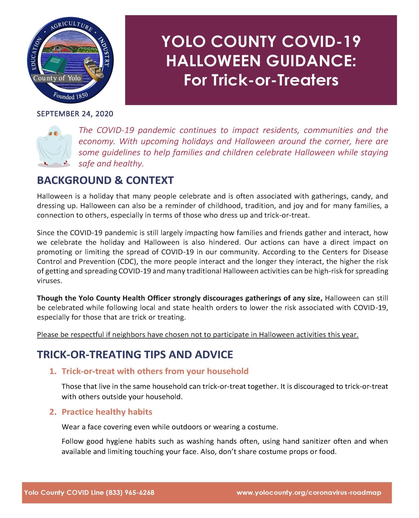 09.24.20 Halloween Guidance (Trick or Treaters)