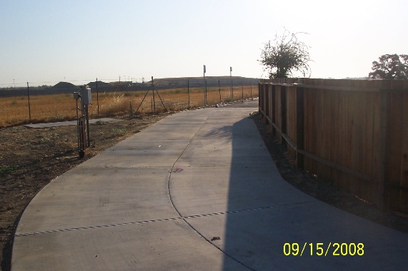 View of park host site at Capay Open Space Park 