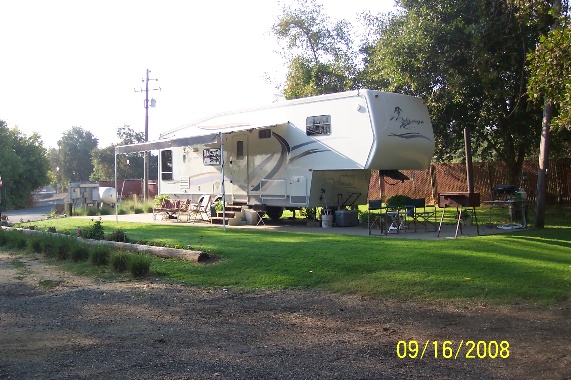 View of park host site at Elkhorn Park 