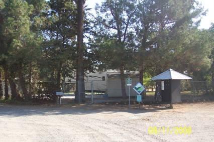 View of park host site at Grasslands Park