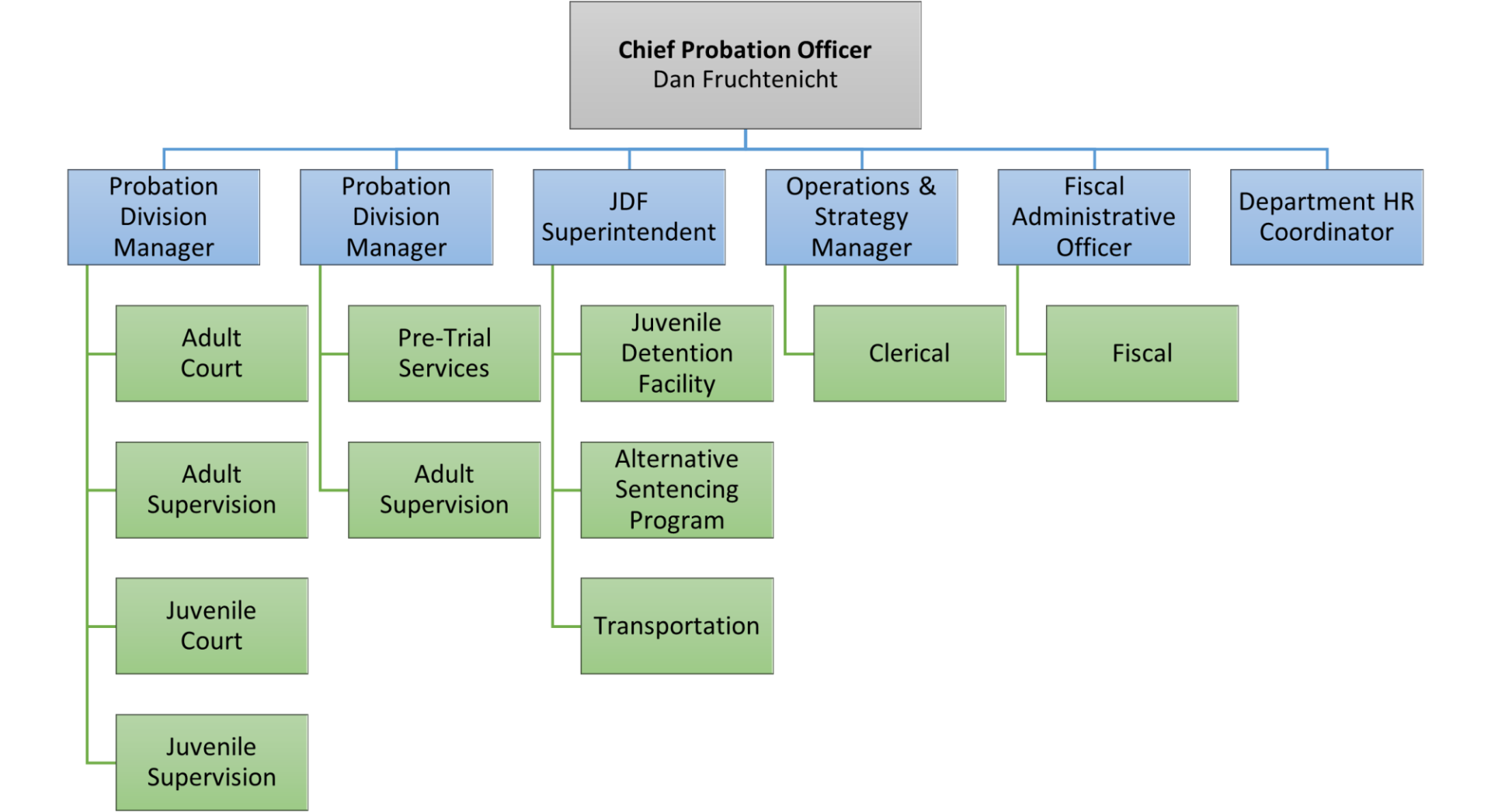 Probation Org Chart