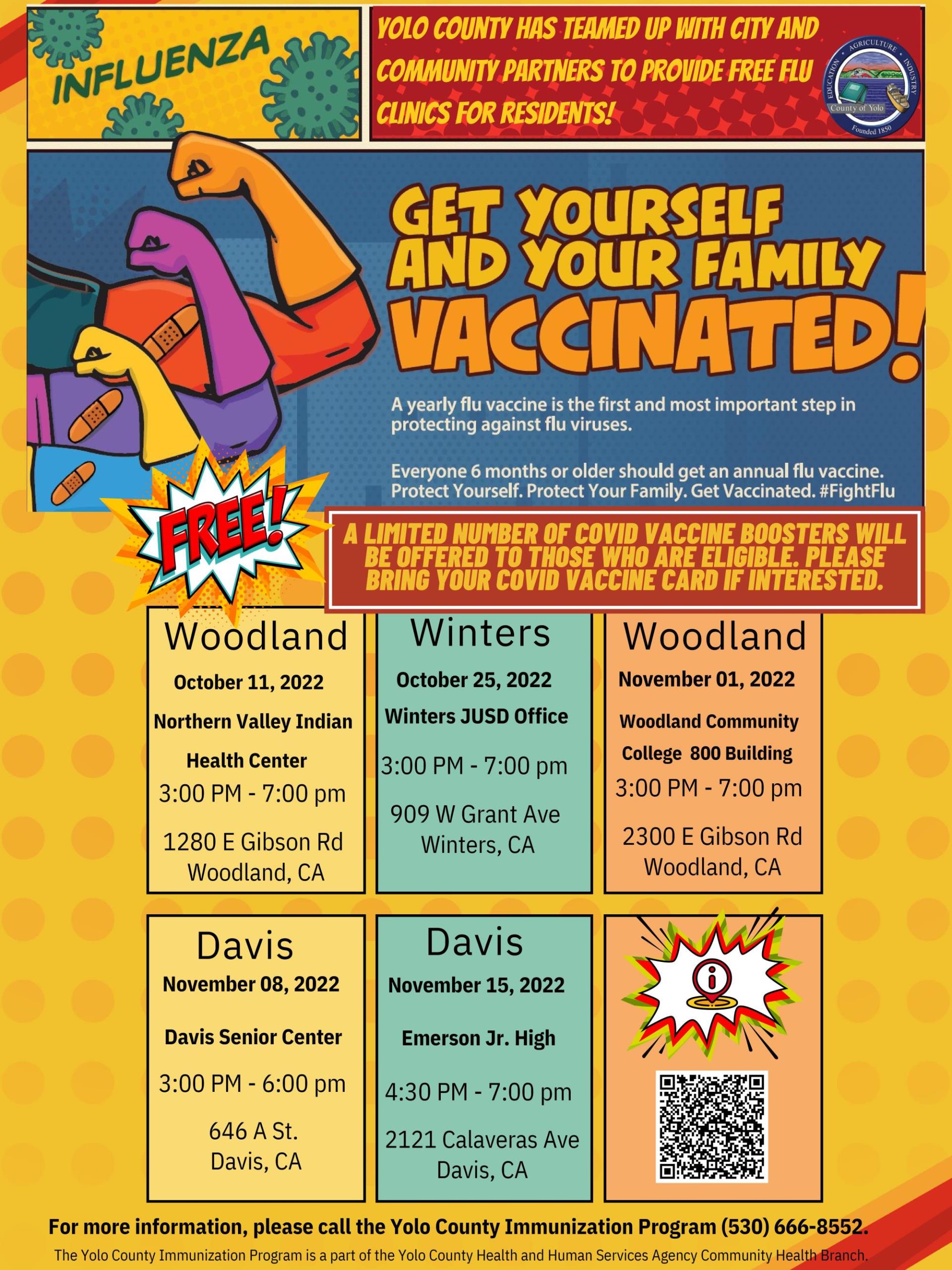 Flu Clinic Flyer 2022